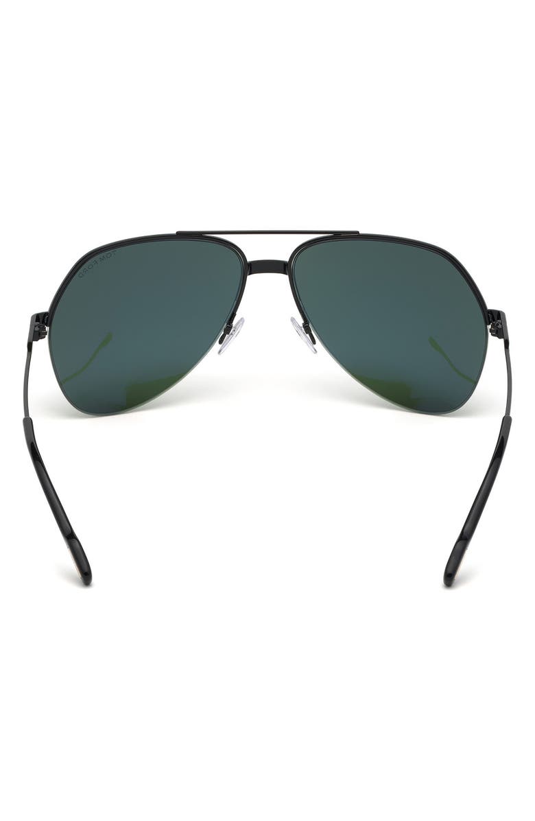 TOM FORD 62mm Aviator Sunglasses, Alternate, color, 