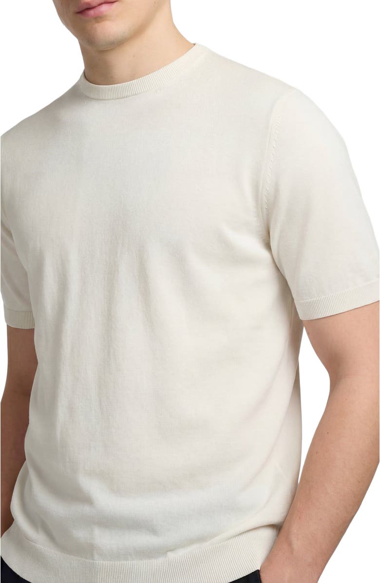Onia Mercerized Cotton Knit Tee, Alternate, color, Egret
