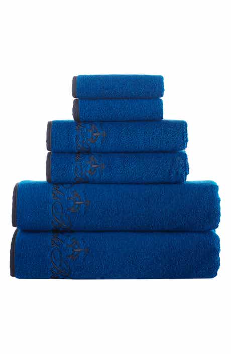 Brooks Brothers Six-Piece Contrast Frame Cotton Towel Set