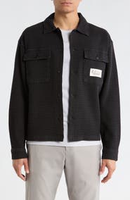 Brain Dead Waffle Knit Button-Up Shirt