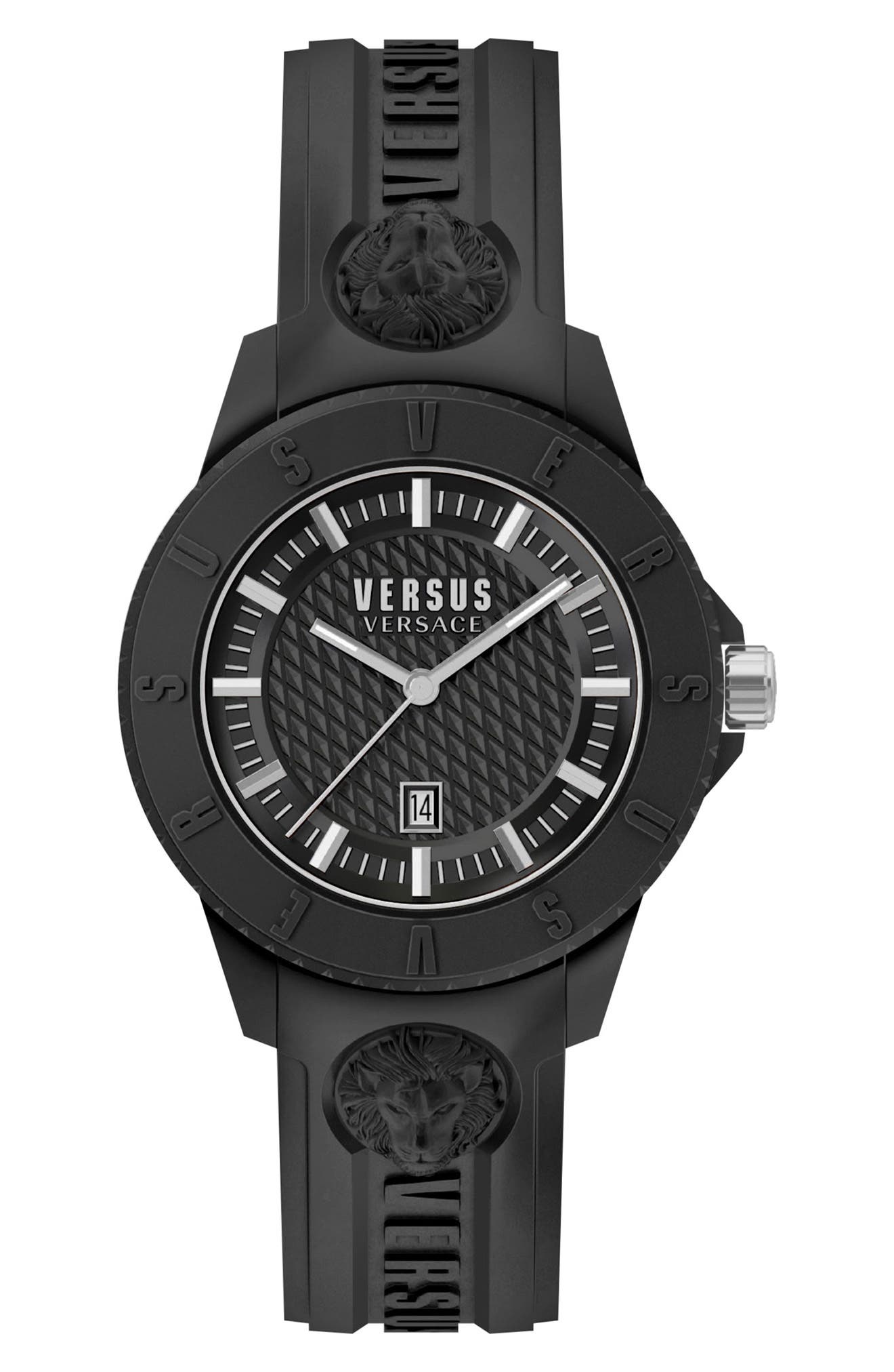 VERSUS Versace Versace Men's Tokyo R Silicone Strap Watch, 43mm x 10.5mm