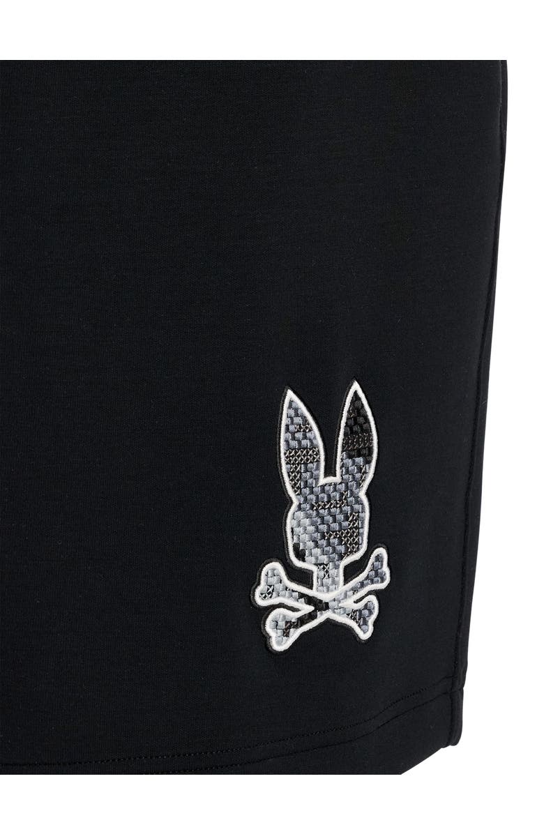 Psycho Bunny Big & Tall Olivier Pixel Bunny Shorts, Alternate, color, Black