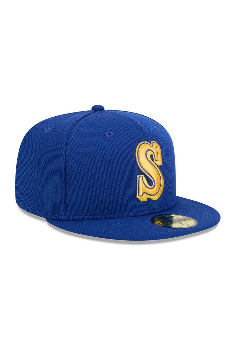 New Era Men's New Era Royal Seattle Mariners 2025 MLB Clubhouse 59FIFTY Fitted Hat, Alternate, color, 