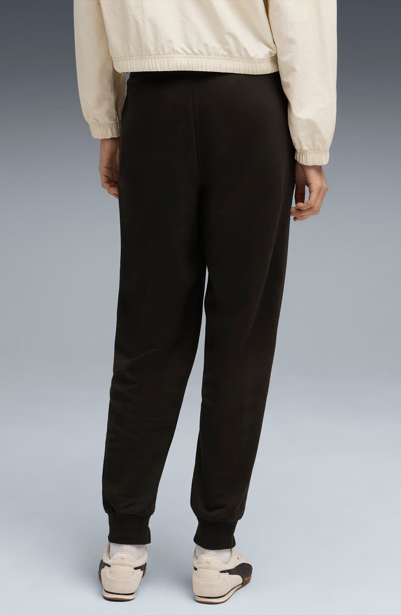 PUMA Comfort High Waist Fleece Sweatpants, Alternate, color, Puma Black