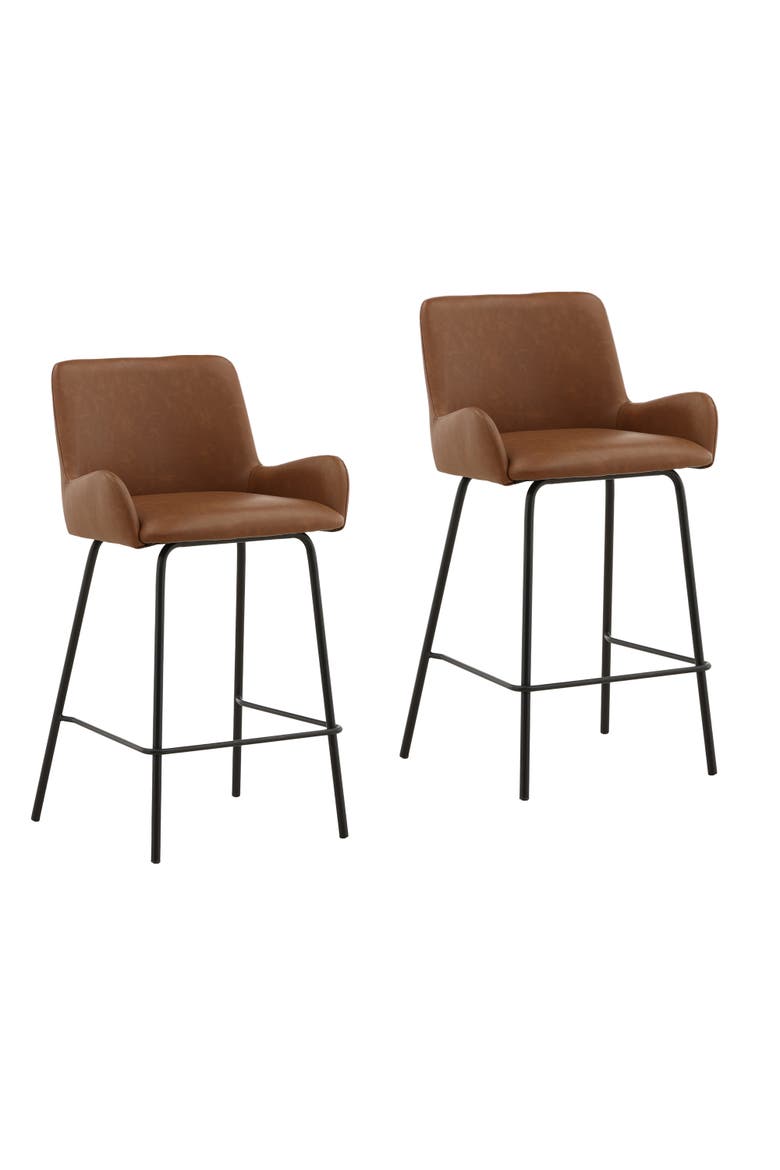 Zane Counter Stool - Set of 2, Main, color, Brown