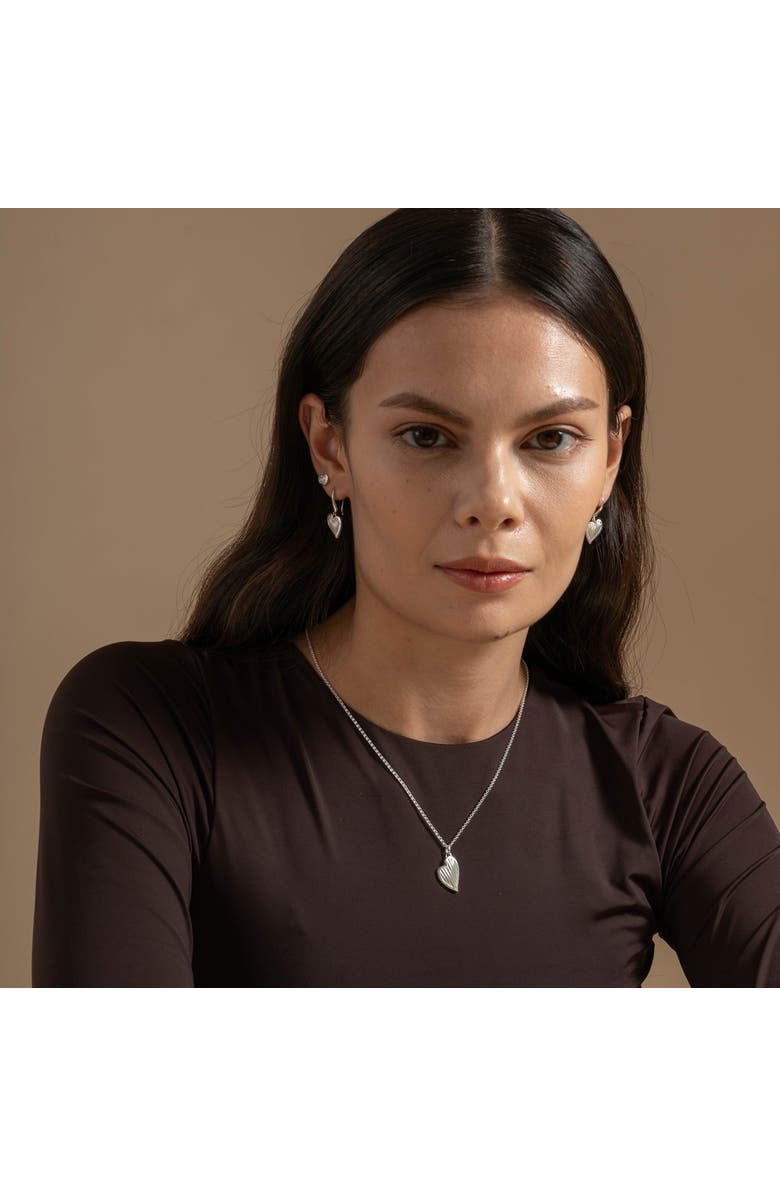 Dower & Hall Humbug Heart Studs, Alternate, color, Yellow Gold Vermeil