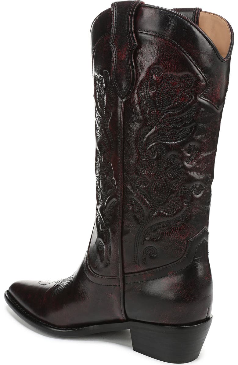 Sam Edelman Rue Western Boot, Alternate, color, Merlot