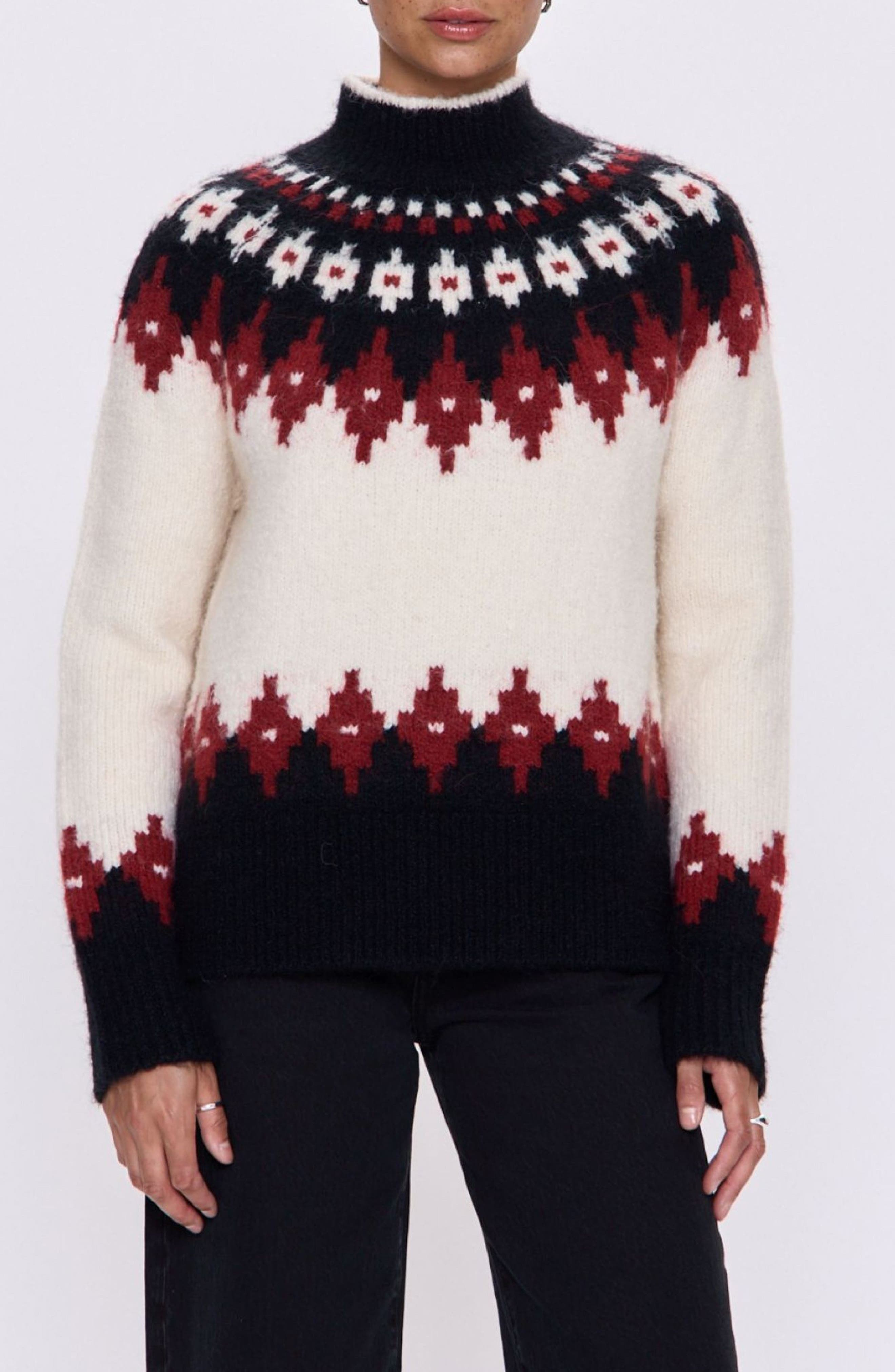 Pistola Astrid Fair Isle Turtleneck Sweater
