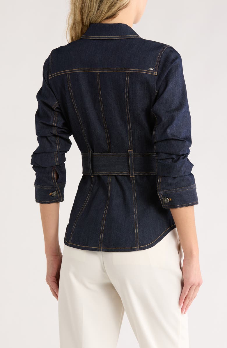 Cinq à Sept Shea Jacket, Alternate, color, Indigo