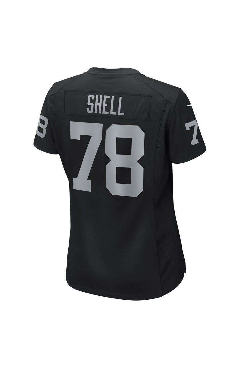 Nike Women's Nike Art Shell Black Las Vegas Raiders Game Retired Player Jersey, Alternate, color, 