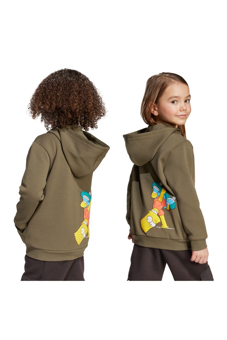 x The Simpsons Kids' Hoodie, Alternate, color, OLISTR