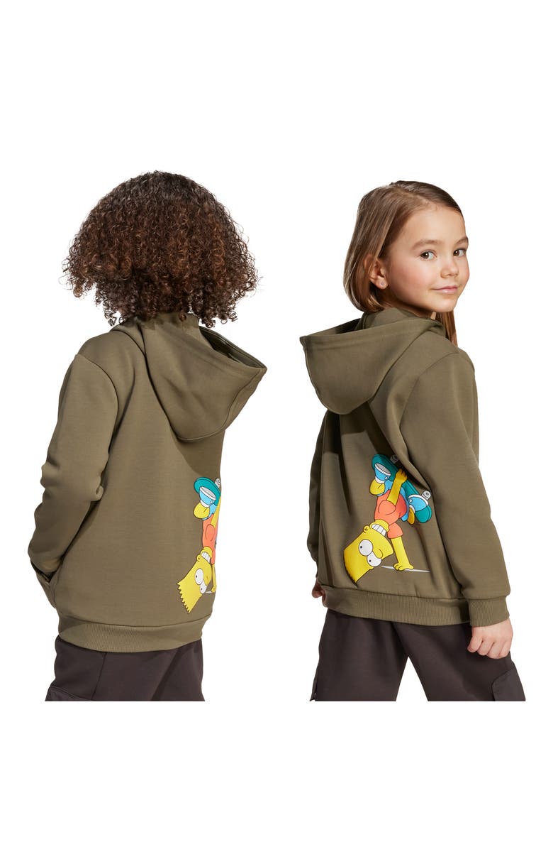 adidas Originals x The Simpsons Kids' Hoodie, Alternate, color, Olistr