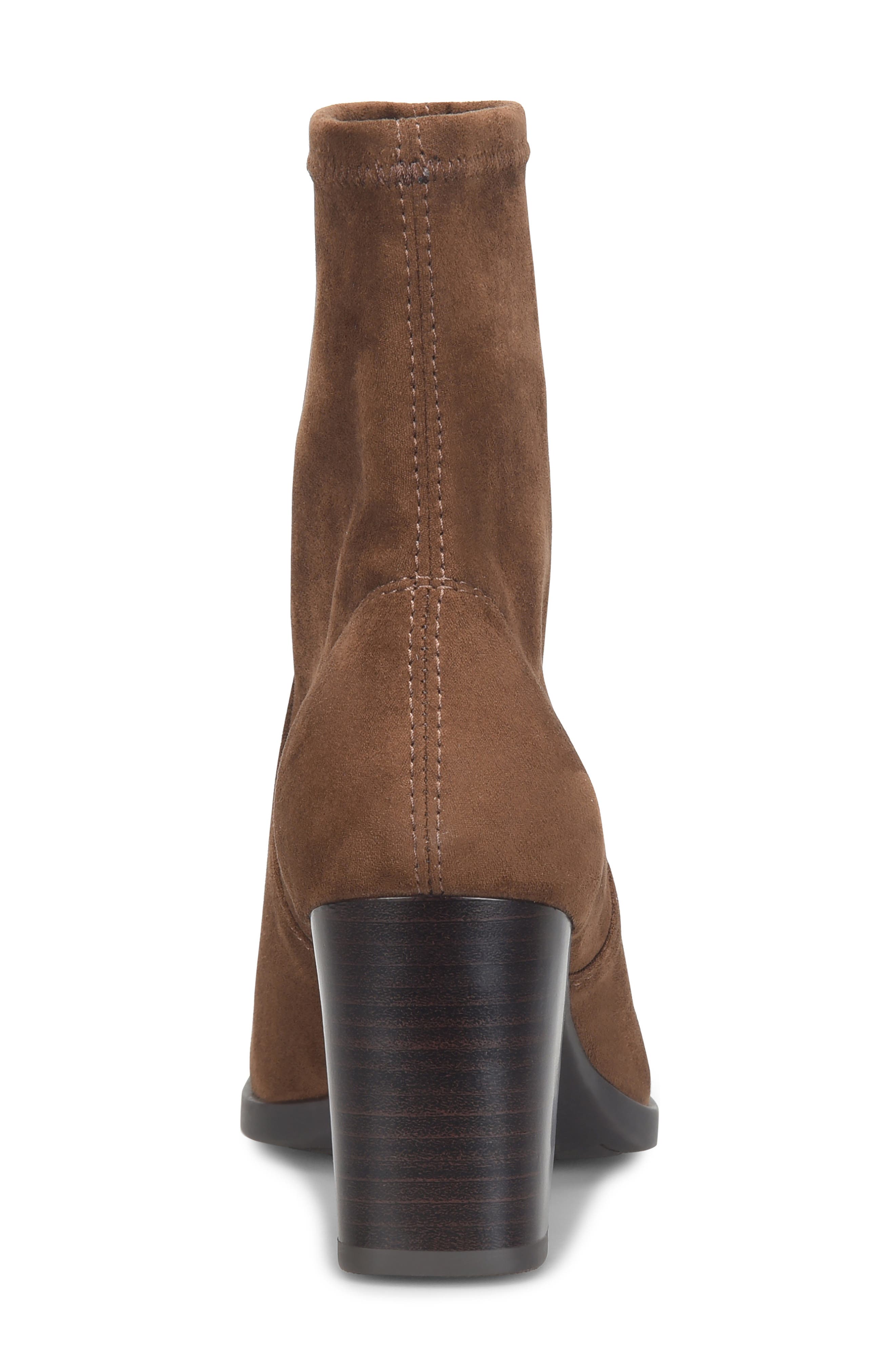 Eloise Bootie, Alternate, color, BROWN SUEDE