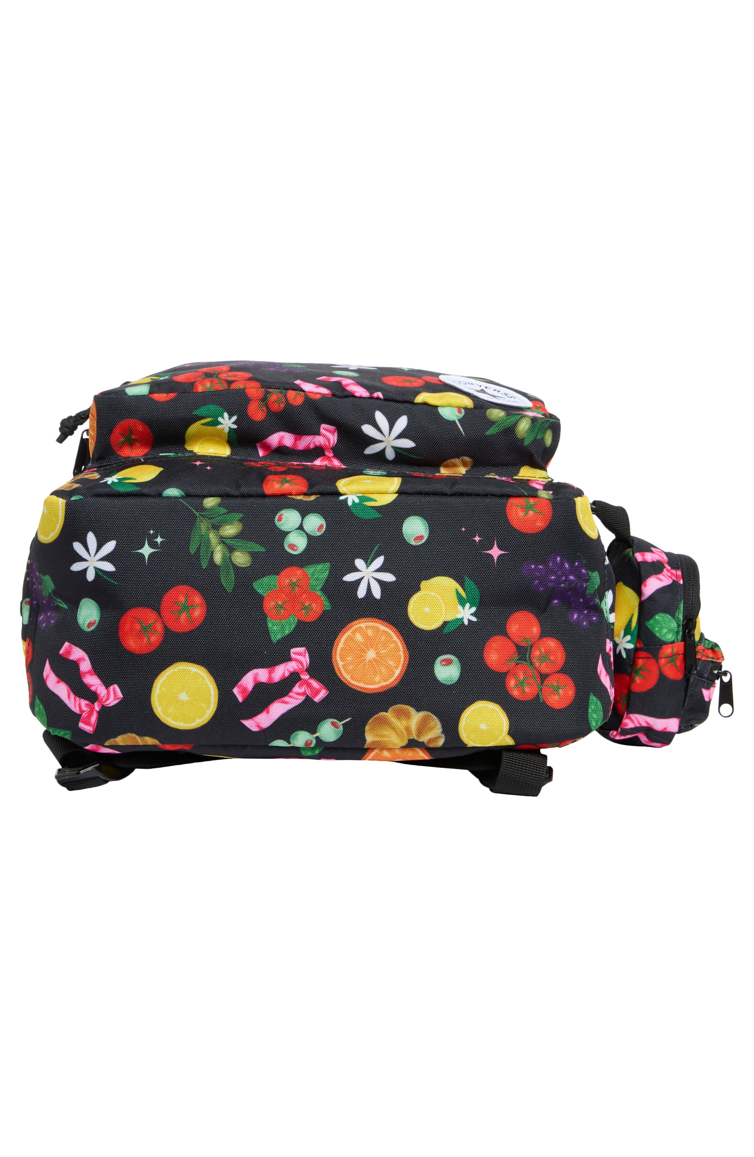Converse Go2 Backpack, Alternate, color, Black/ Multi