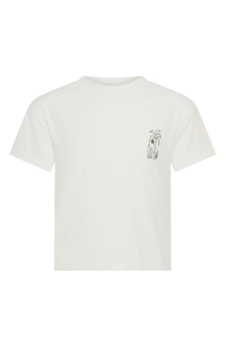 TINY TRIBE Kids' Sunny Graphic T-Shirt, Main, color, White