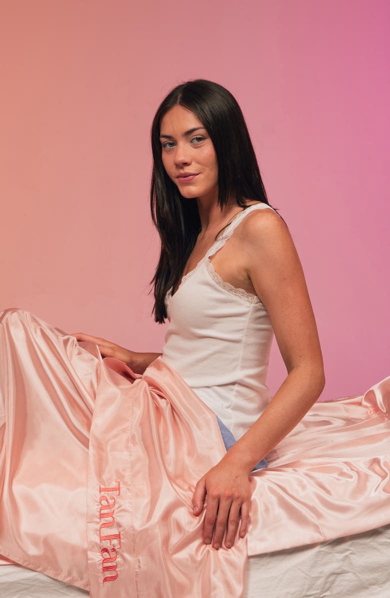 Tan Fan Self Tan Sleep Sac with Open Side in Pink, Alternate, color, 