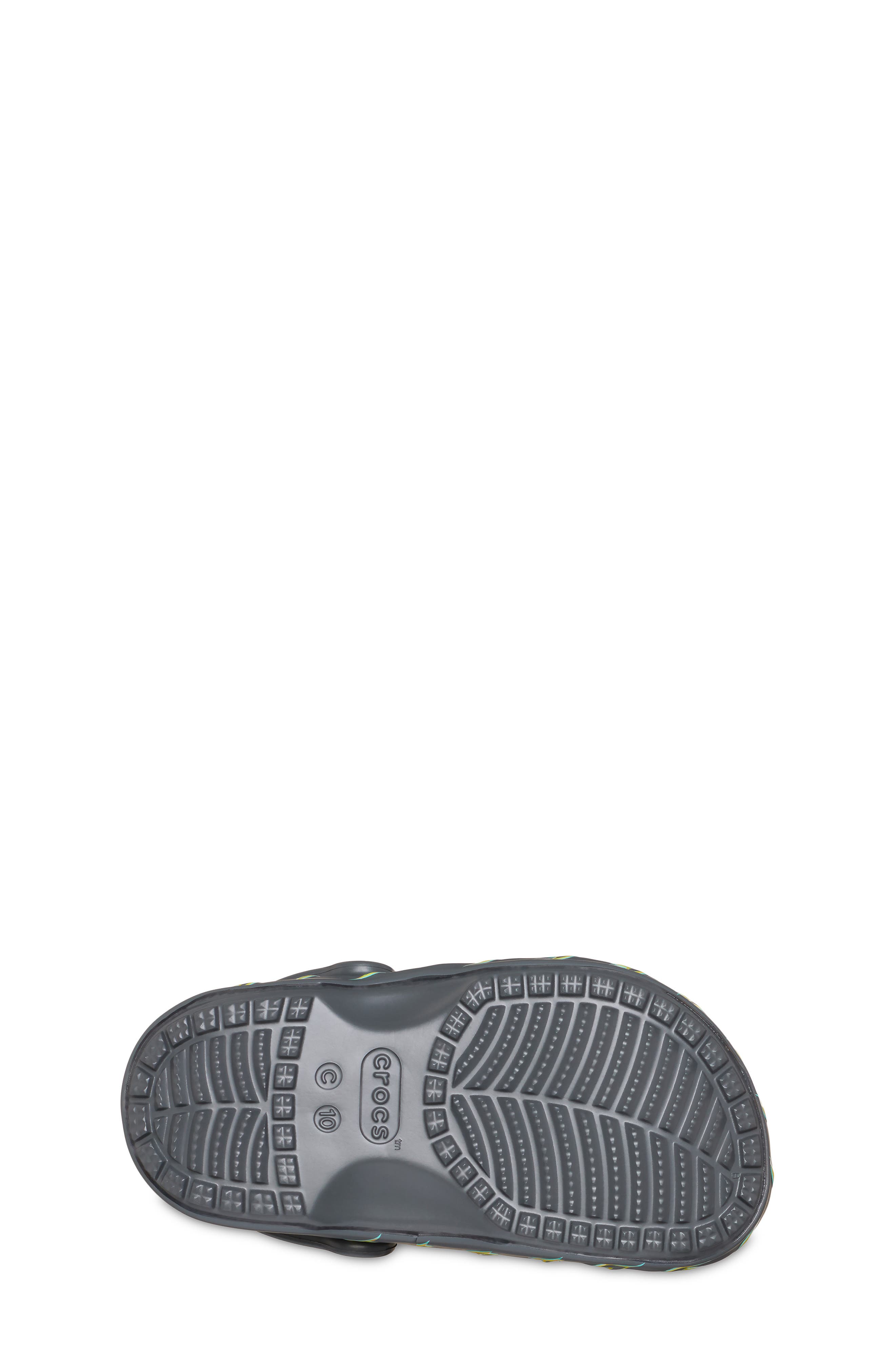 CROCS Kids' Classic Bot Light-Up Clog, Alternate, color, Carbon