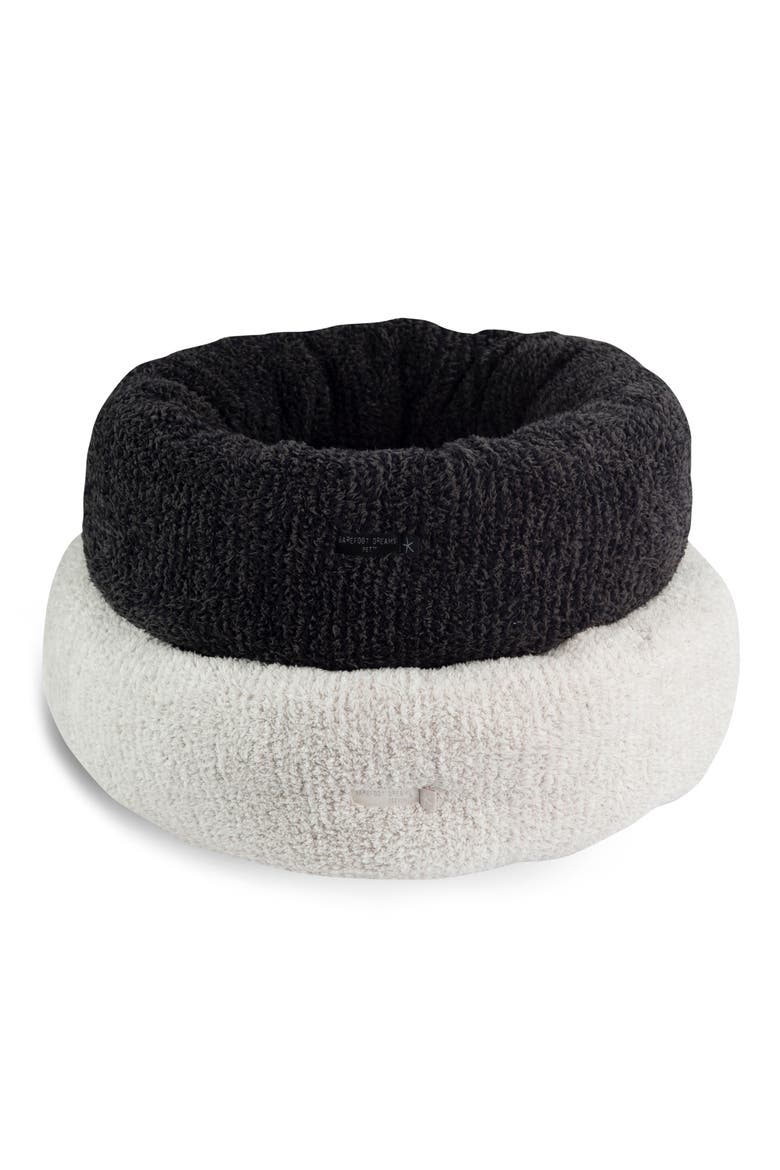 CozyChic® Round Pet Bed, Alternate, color, CARBON-BLACK