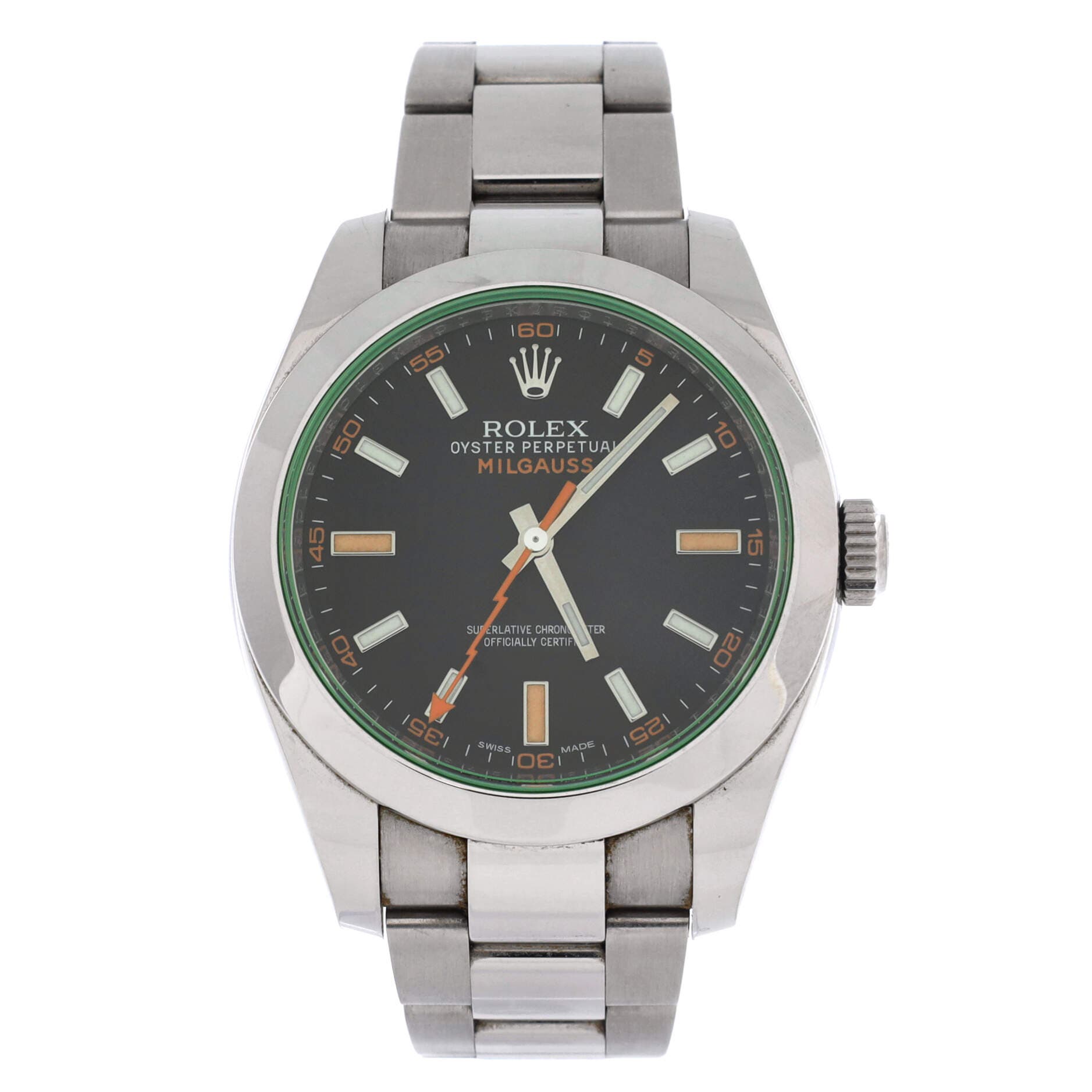 Oyster Perpetual Milgauss Automatic Watch Stainless Steel 40, Main, color, Metallic Silver