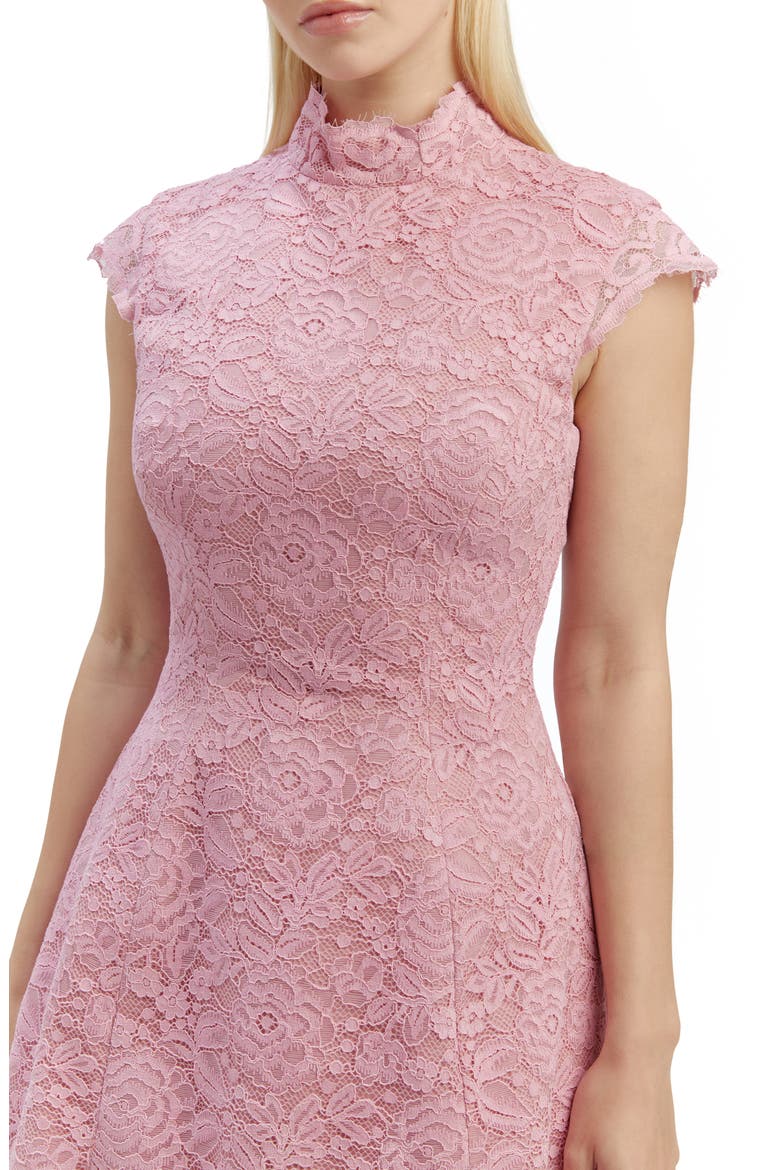 Andrea Lace Sheath Minidress, Alternate, color, DUSTY PINK