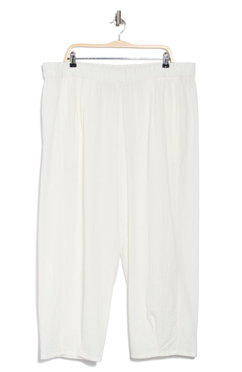 Eileen Fisher Organic Cotton Lantern Pants, Alternate, color, White