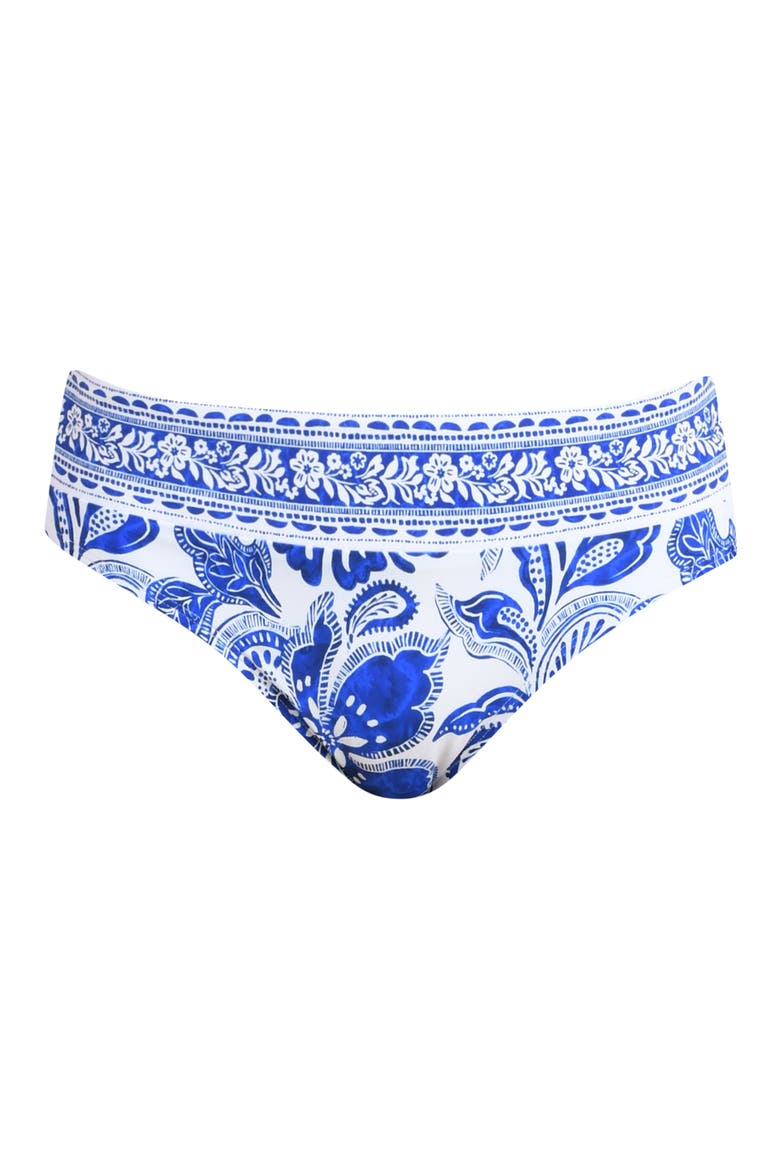 Botanical Brocade Bikini Bottoms, Alternate, color, LAPIS