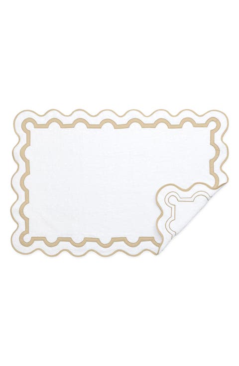 Mirasol Scallop Cotton Tub Mat