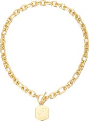 Adornia Monogram Initial Pendant Necklace