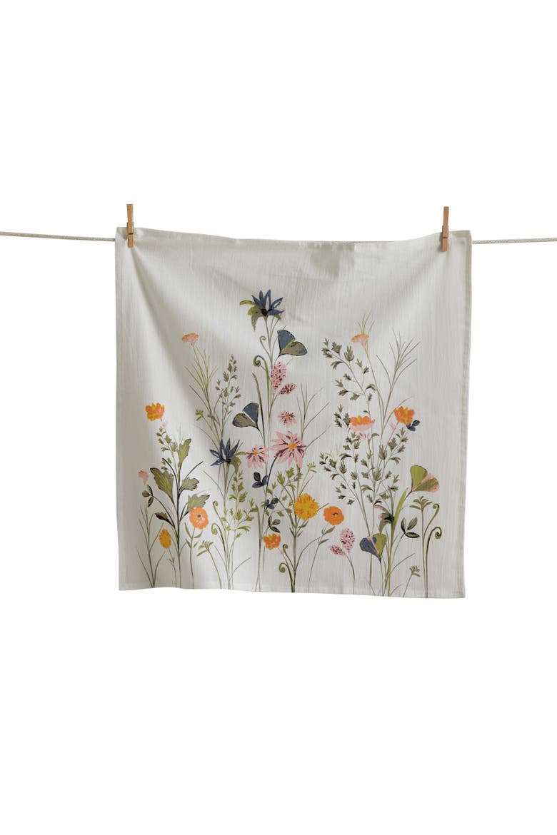 Artisona Wild Flower Flour Sack Dt Multi Cotton Everyday, Main, color, Multi