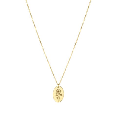 Louise Birth Flower Necklace