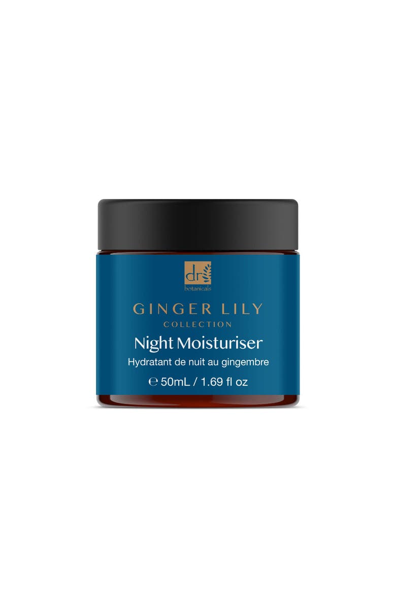 DR BOTANICALS Gingerlily Night Moisturiser 50ml, Main, color, White