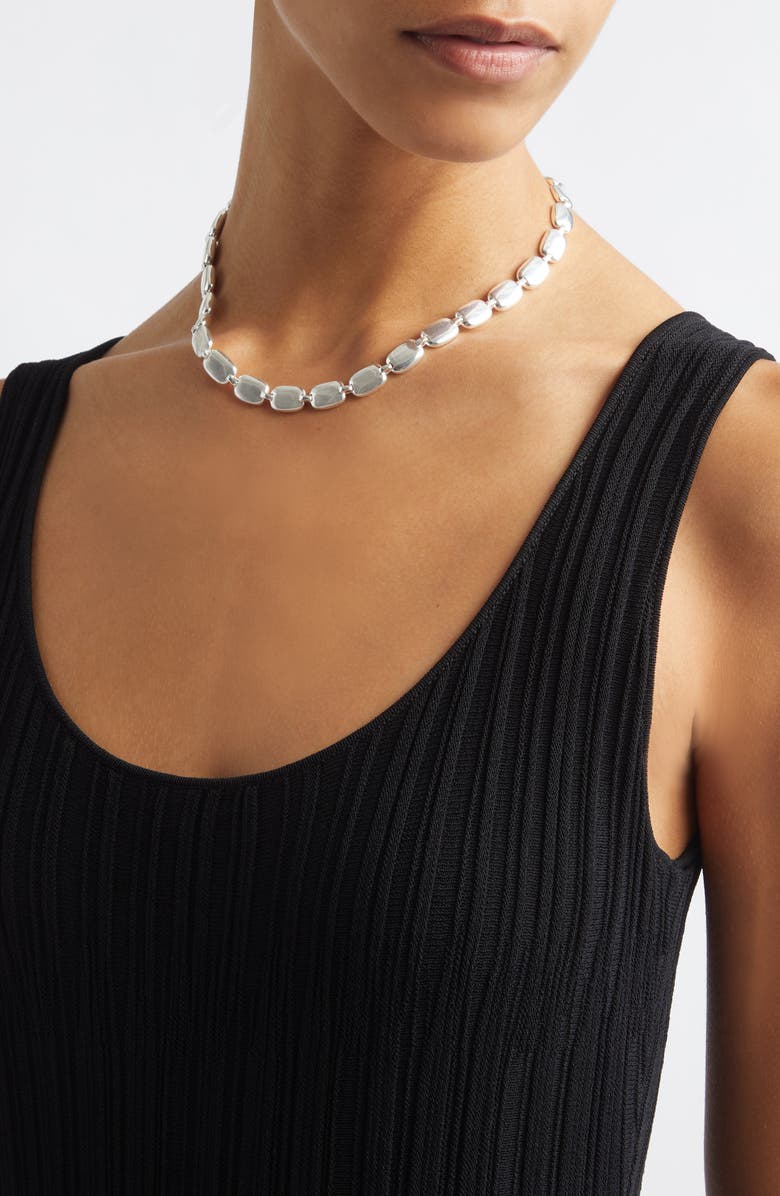 Lié Studio The Monica Necklace, Alternate, color, Silver