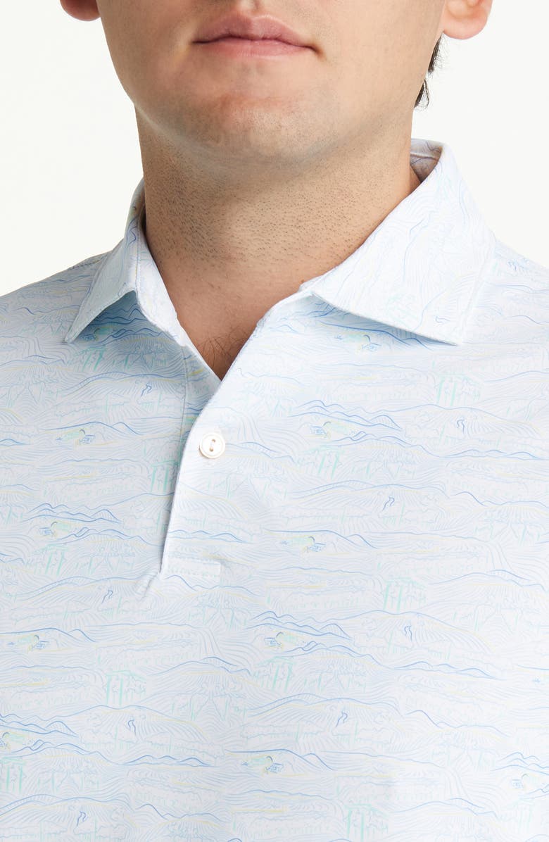 Peter Millar Crown Crafted Wine Country Performance Jersey Polo, Alternate, color, 