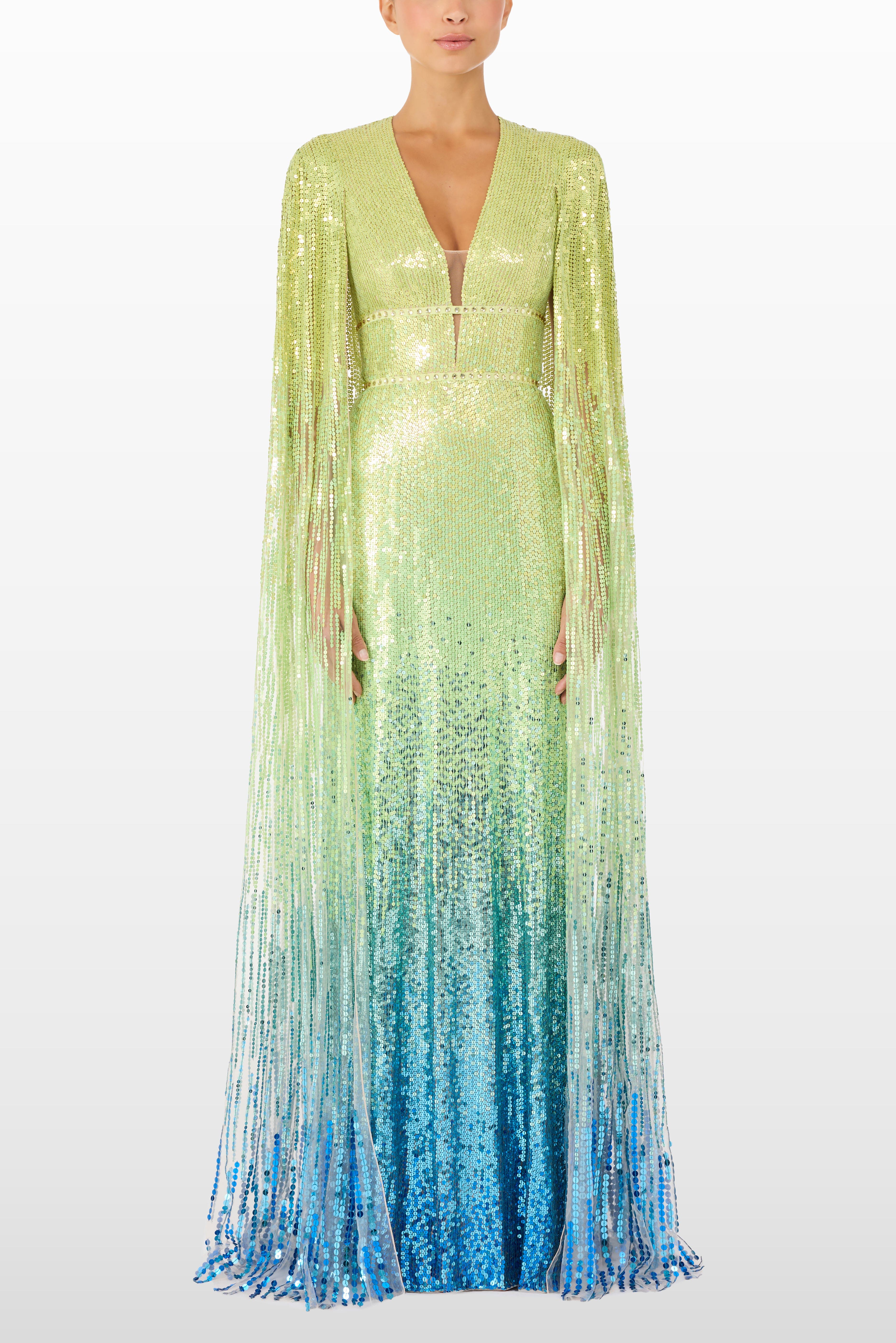 Easy Breezy Sequin-Embellished Maxi Dress