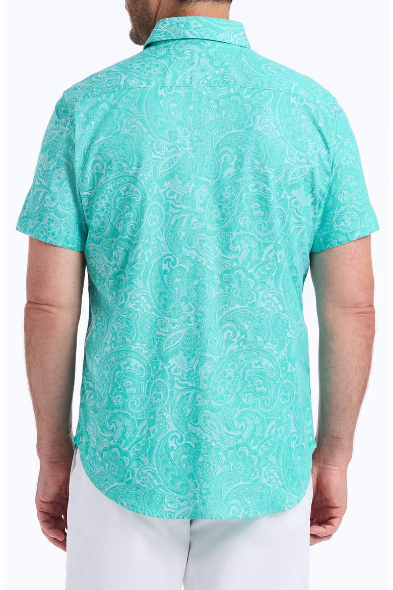 Hudson Short Sleeve Button-Up Shirt, Alternate, color, MINT