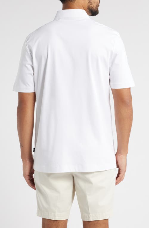 Shop Hugo Boss Boss C-parris Polo In White