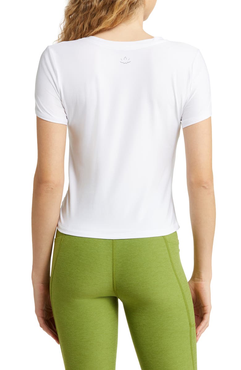 Beyond Yoga Featherweight For a Spin Twist Detail T-Shirt, Alternate, color, 