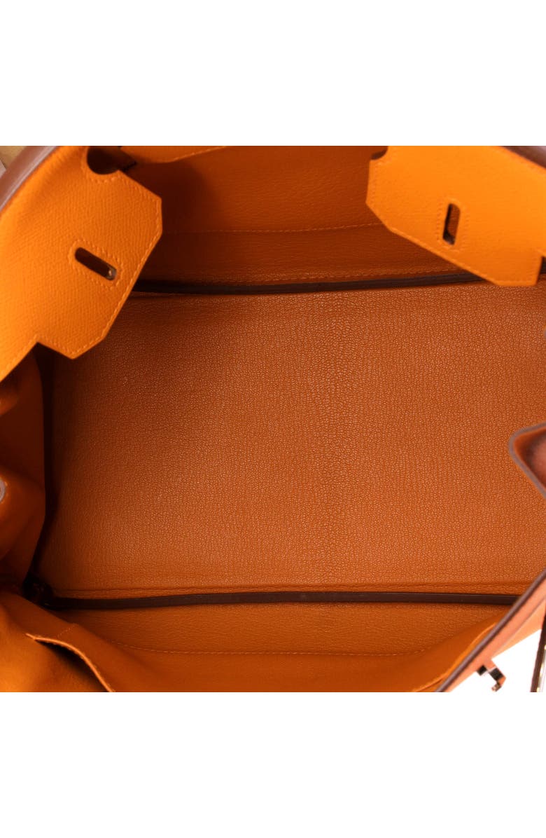Pre-Owned Hermes Birkin Handbag Orange Epsom with Palladium Hardware 30, Alternate, color, Orange H