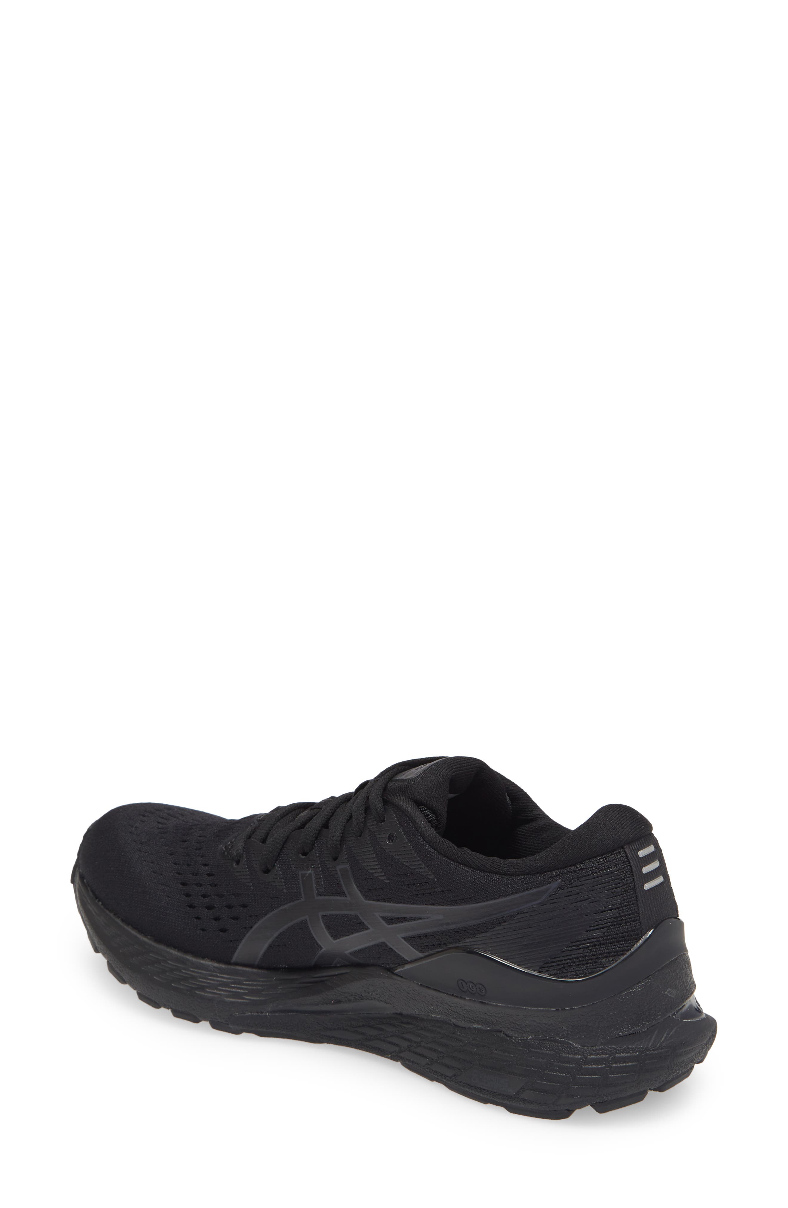 GEL-Kayano® 28 Running Shoe, Alternate, color, BLACK/ GRAPHITE GREY