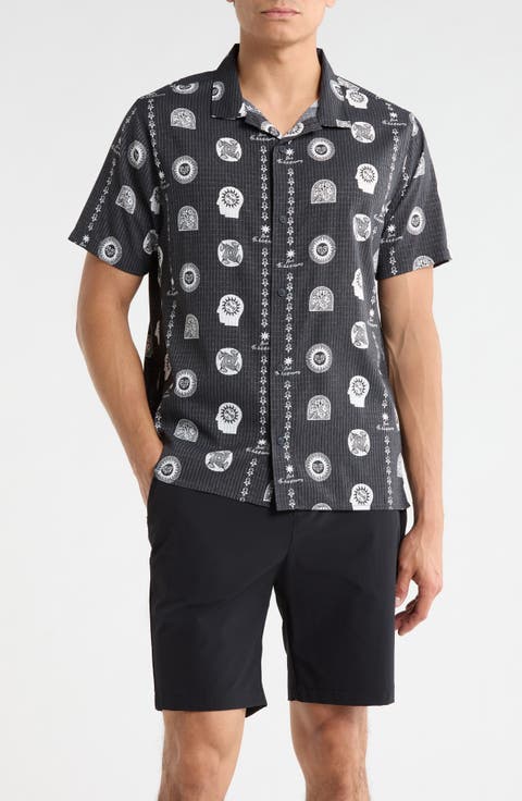 Bless Up Trail Performance Short Sleeve Button-Up Shirt