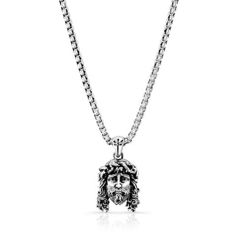 Jesus Pendant Sterling Silver