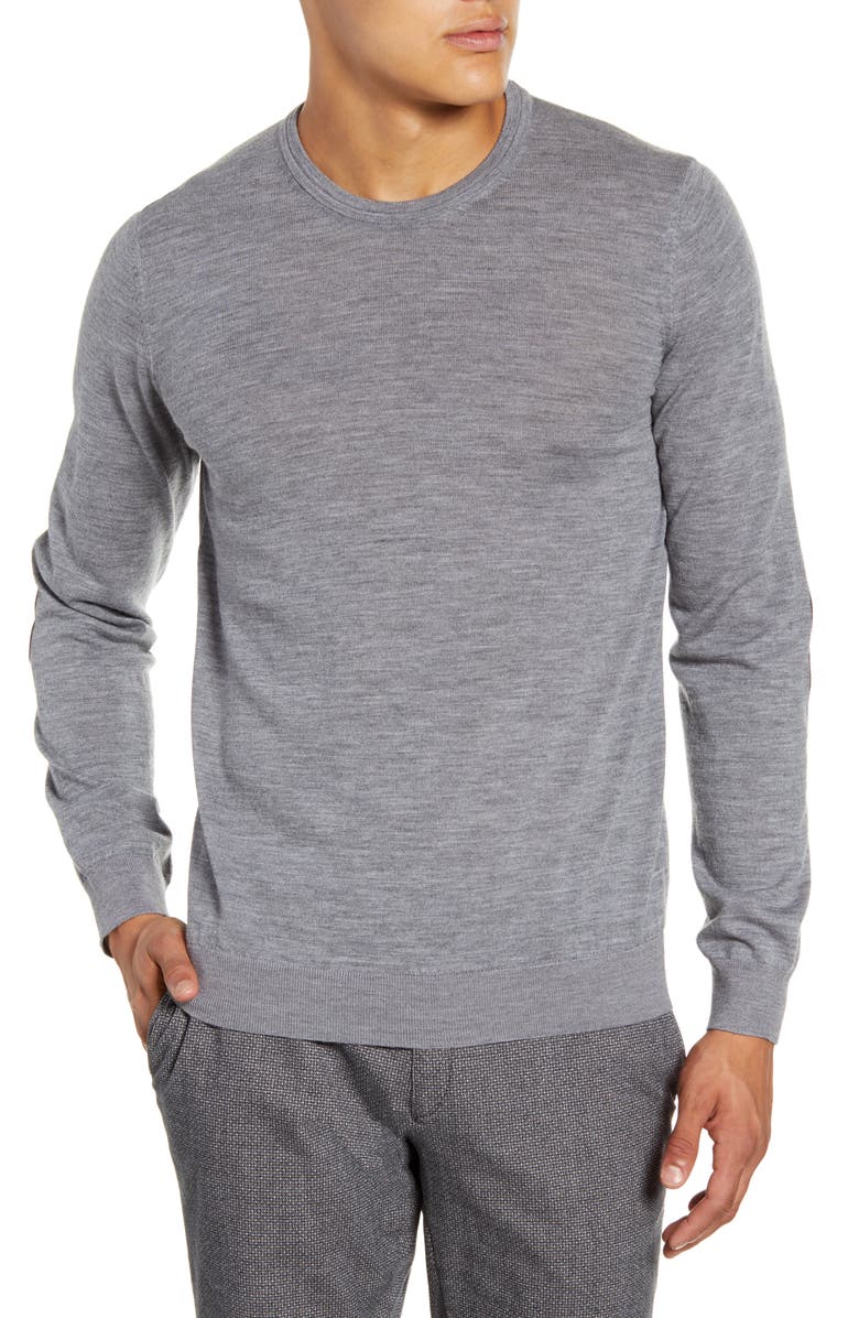 Brax Rick Crewneck Merino Wool Sweater, Main, color,