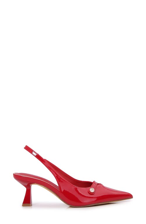 Berness Cari Slingback Pump In Red