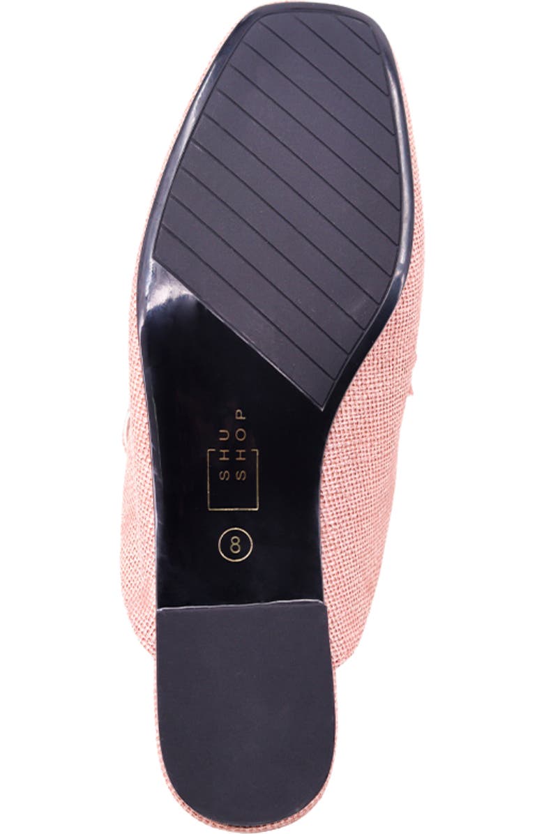 SHUSHOP Andromeda Bit Loafer Mule, Alternate, color, Blush Woven