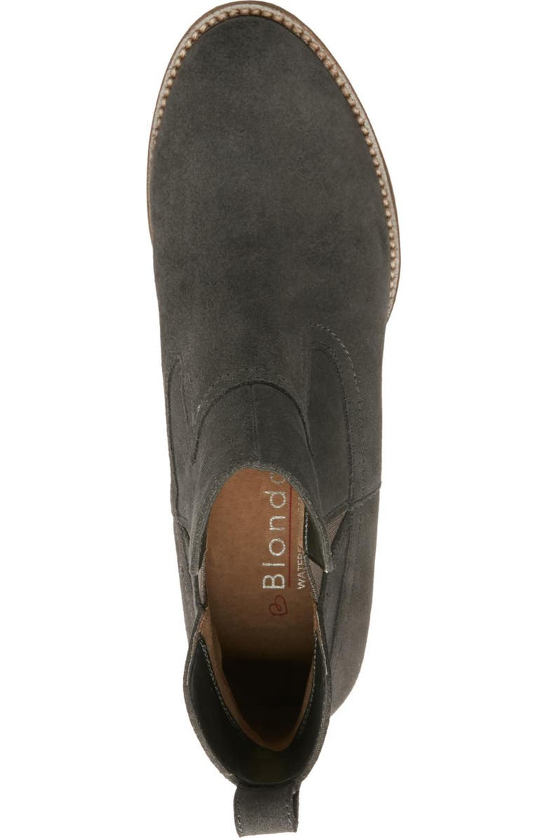 Blondo Irving Waterproof Wedge Bootie, Alternate, color, Dark Grey Suede