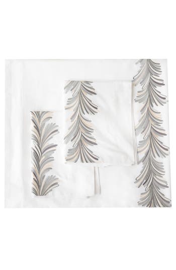 Melange Home Ava Embroidered Duvet Cover & Sham Set In Multi