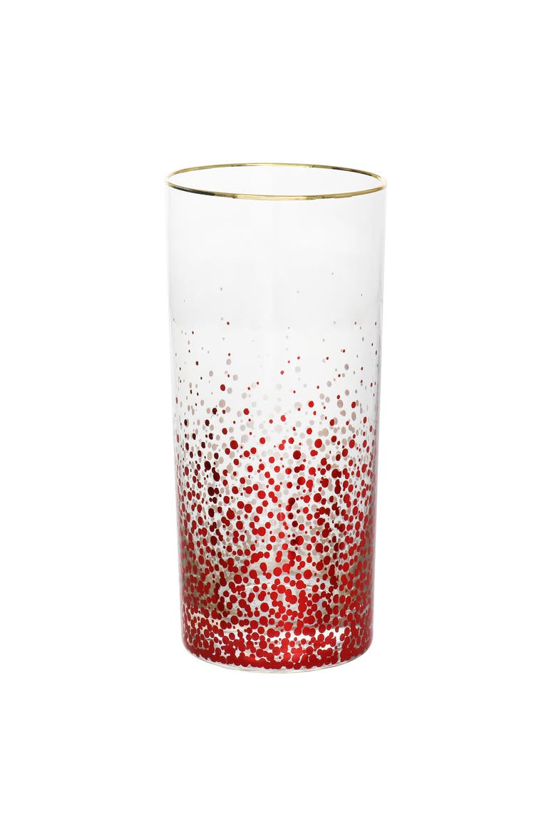 California Designs Audrey Hill 6 Piece 16oz Glass Tumbler Set in Assorted Colors, Alternate, color, Assorted