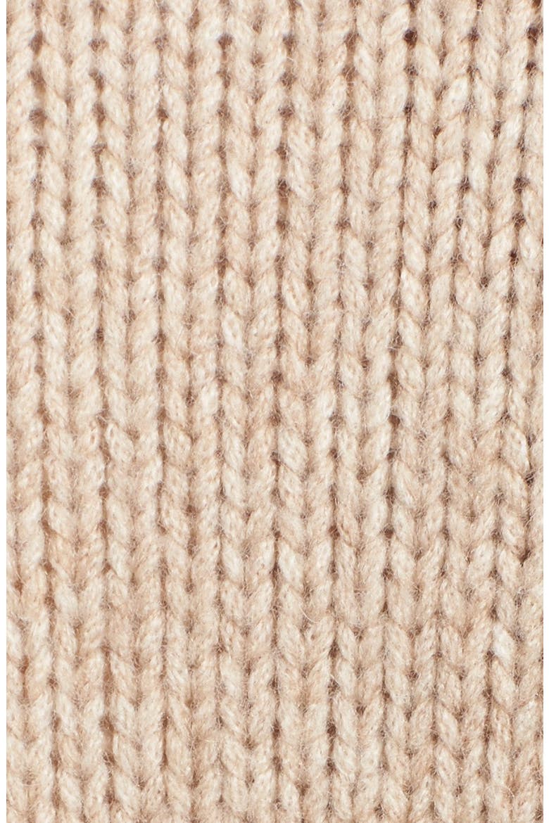 Max Mara 'Abelia' Intarsia Knit Cardigan, Alternate, color, CAMEL