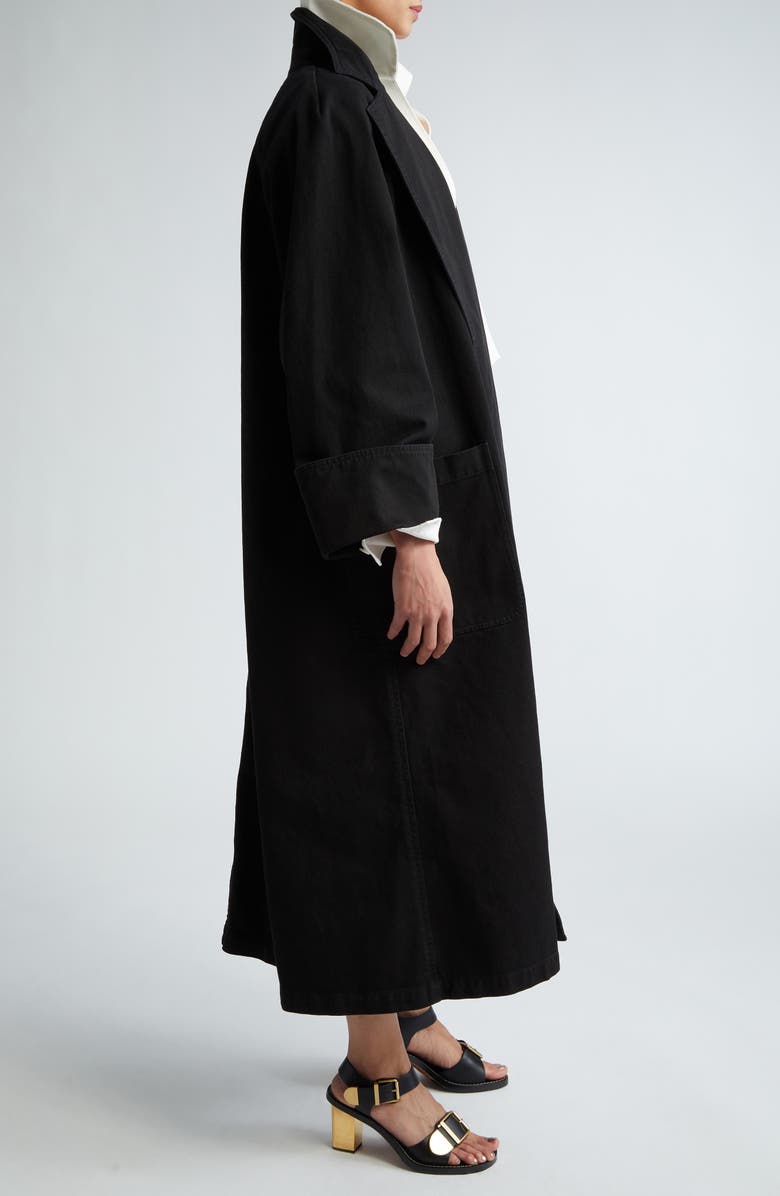 Max Mara Capo Cotton Twill Long Coat, Alternate, color,