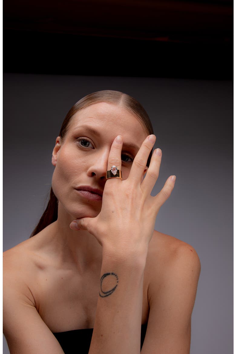 Diano Ring in Gold, Alternate, color, Gold